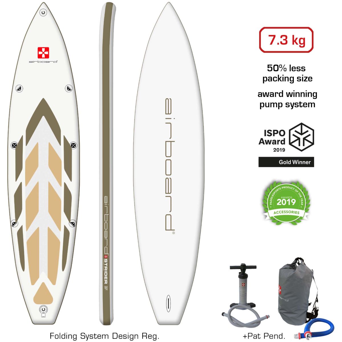 Airboard Strider Ultralight 12'6" SUP Board 2024