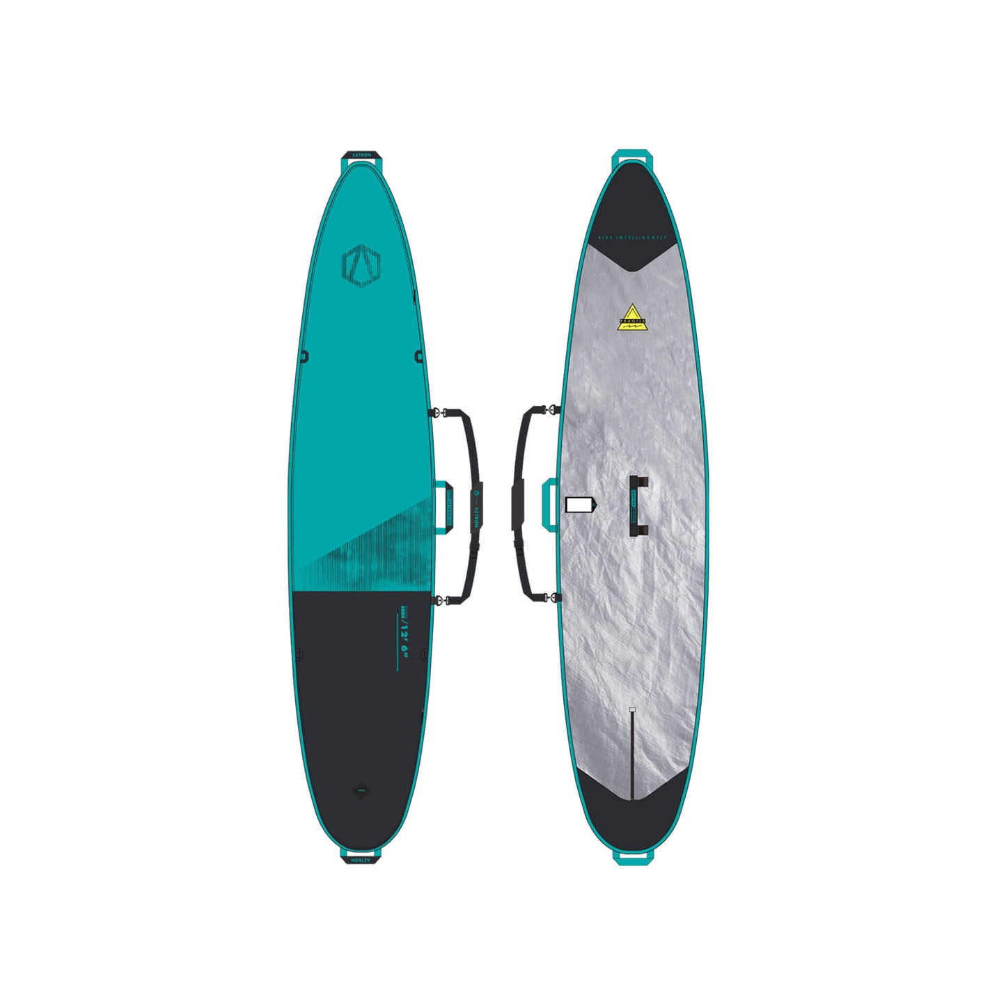 Aztron 14'0 Composite Board Bag SUP Board Tasche grün
