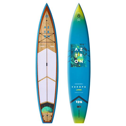 Aztron 12'6 Europa Bamboo Touring SUP Hard Board 2025