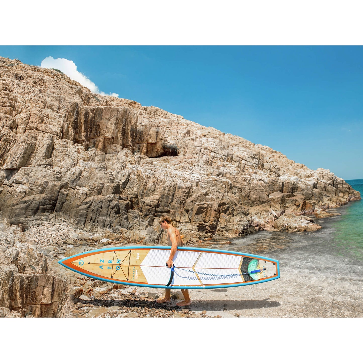 Aztron 12'6 Europa Bamboo Touring SUP Hard Board 2025