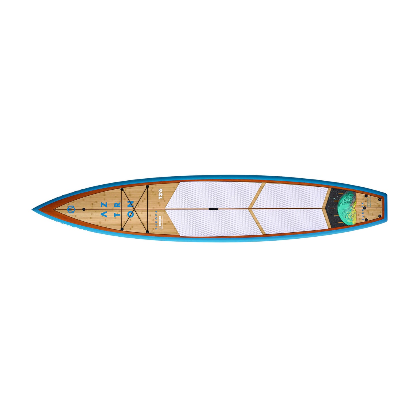 Aztron 12'6 Europa Bamboo Touring SUP Hard Board 2025