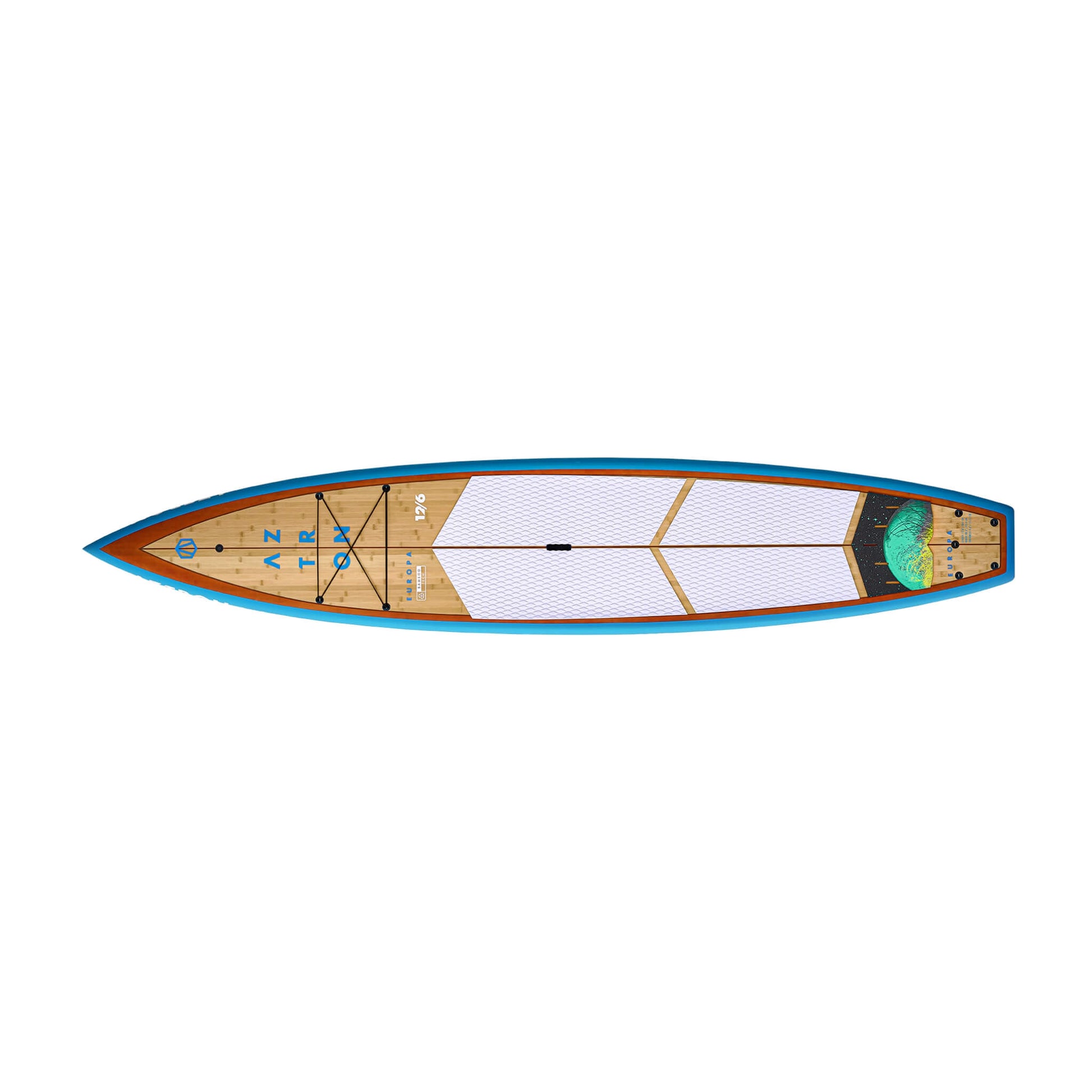 Aztron 12'6 Europa Bamboo Touring SUP Hard Board 2025