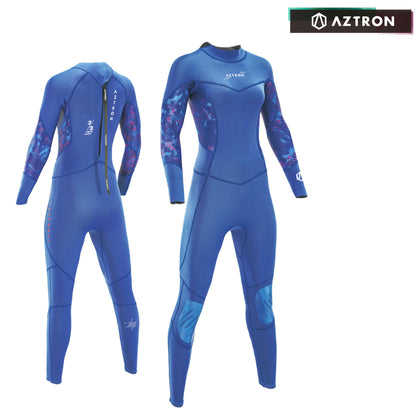Aztron 3/2 mm Aurora Fullsuit Damen Neoprenanzug blau Größe M