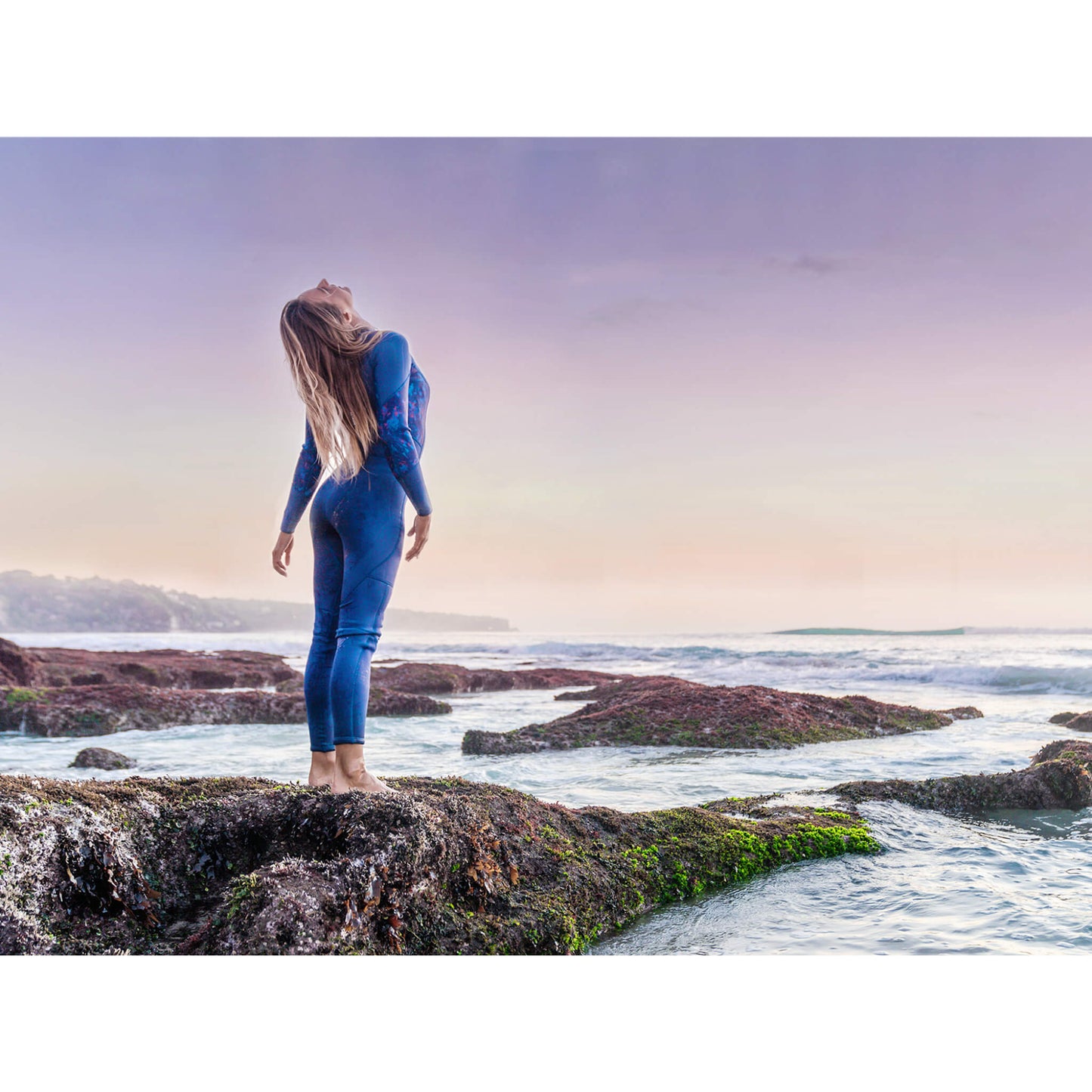 Aztron 3/2 mm Aurora Fullsuit Damen Neoprenanzug blau Größe M