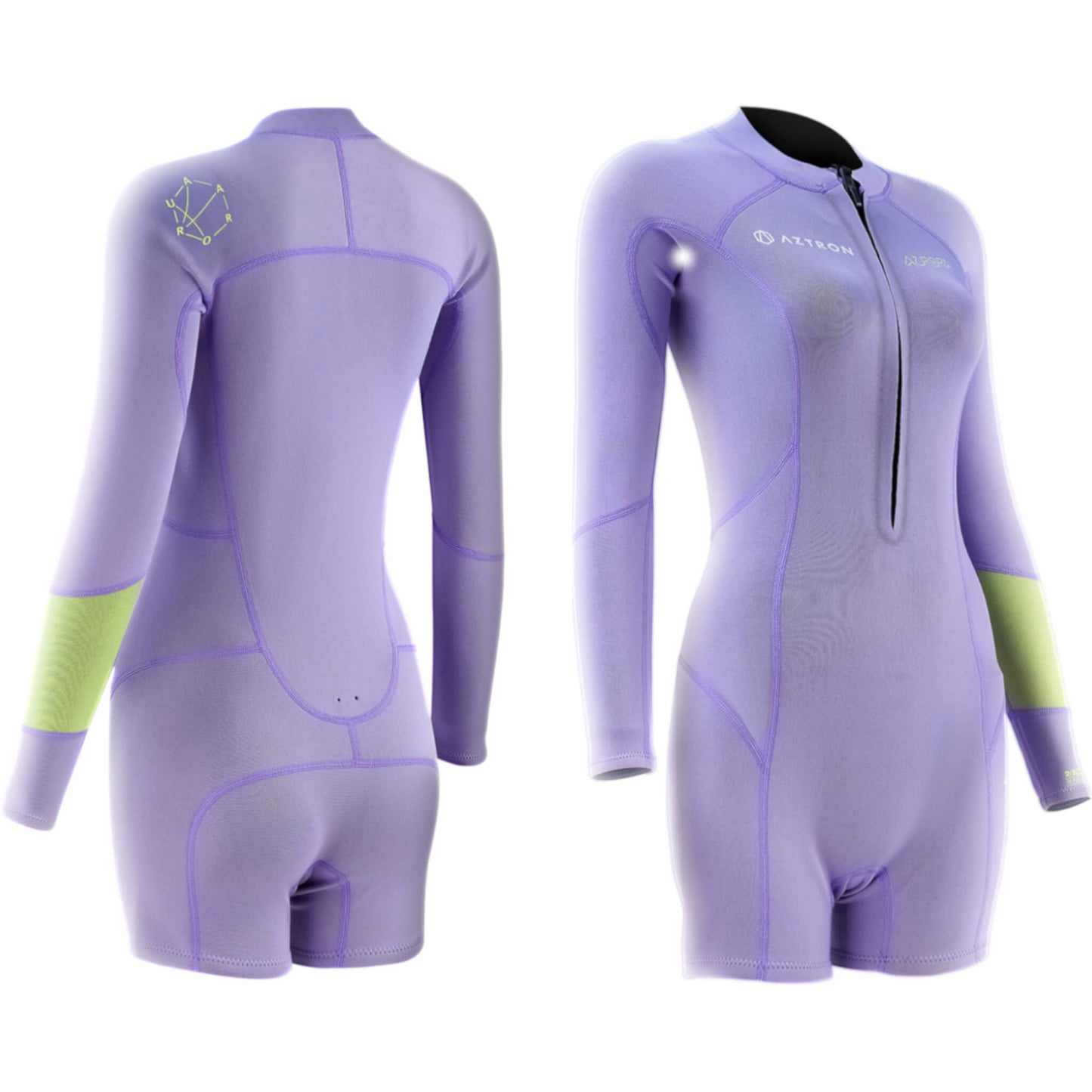 Aztron 3/2 mm Aurora 2.0 Shorty Damen Neoprenanzug lila