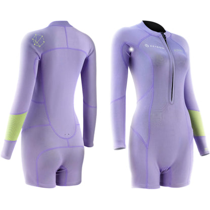 Aztron 3/2 mm Aurora 2.0 Shorty Damen Neoprenanzug lila