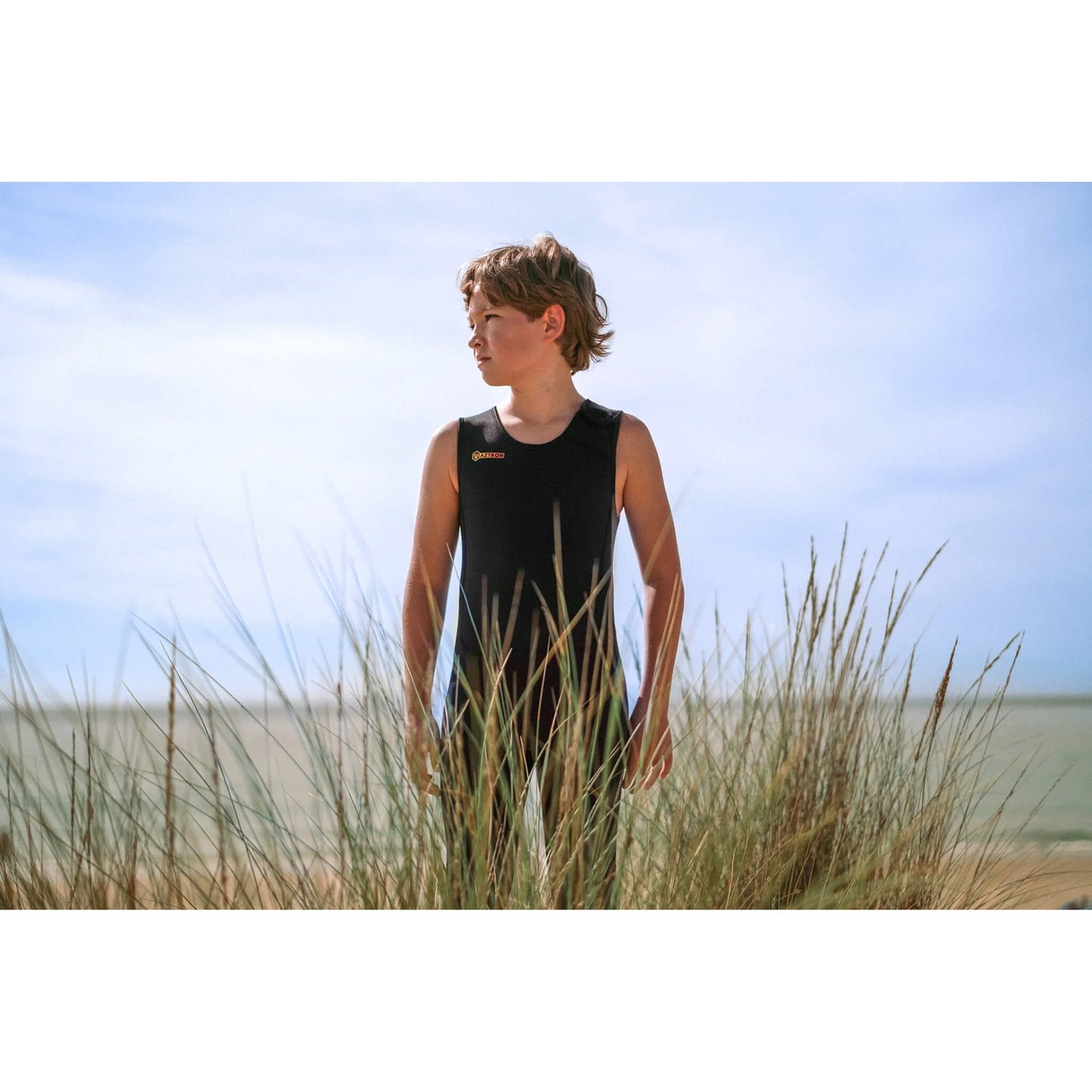 Aztron 2/2 mm Axis Junior Long John Kinder Neoprenanzug schwarz Größe S 130 cm Resale