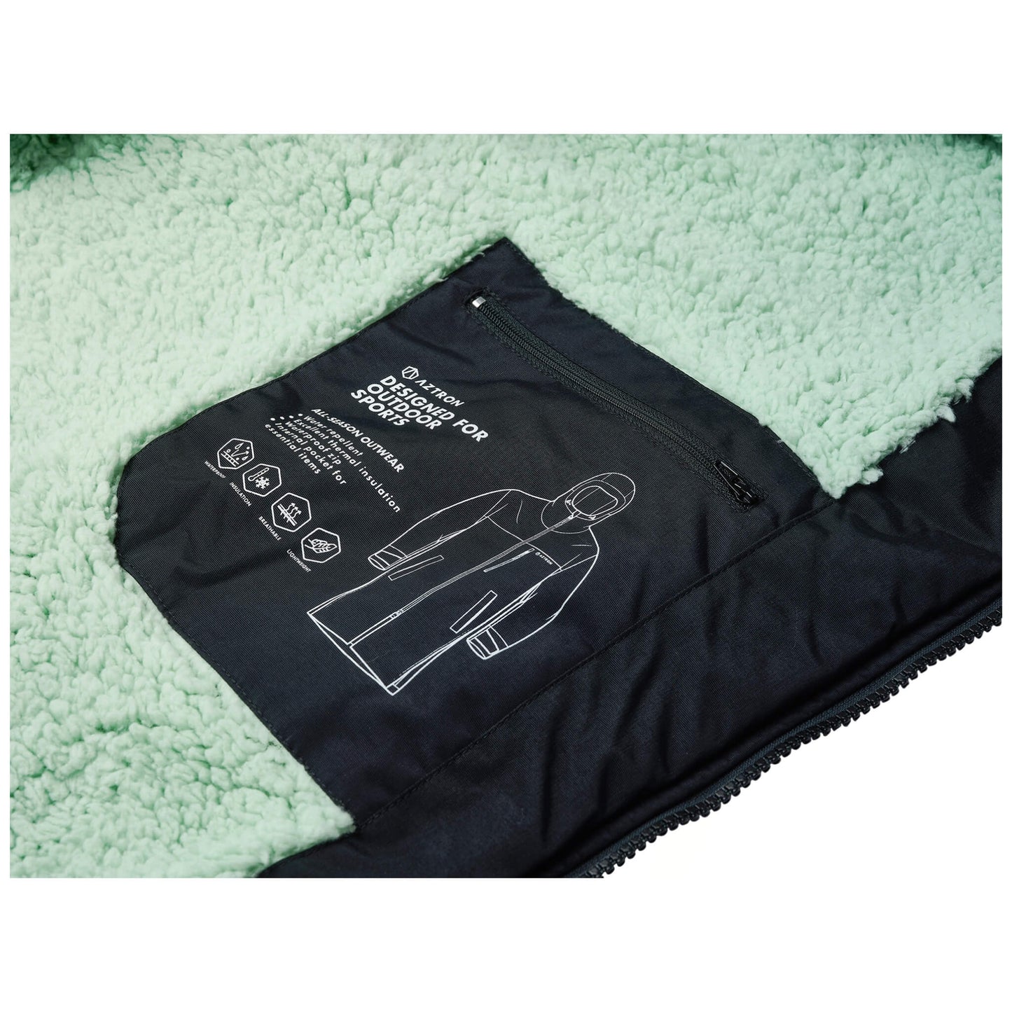 Aztron Change Jacket Poncho Windjacke Wechselmantel schwarz