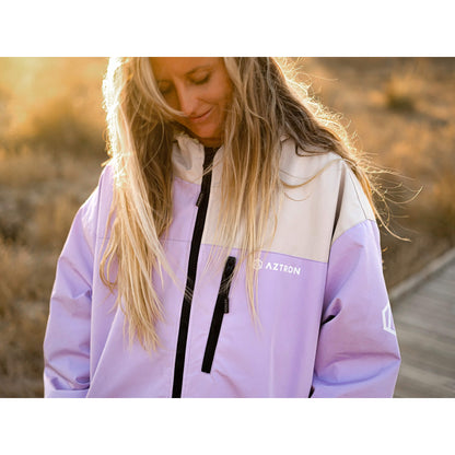 Aztron Change Jacket Damen Poncho Windjacke Wechselmantel lila