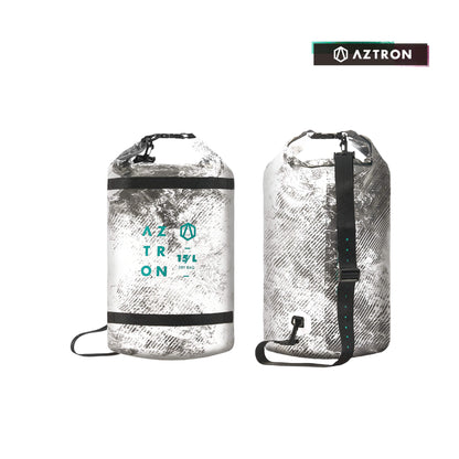 Aztron Dry Bag 15l wasserdichte Tasche weiß