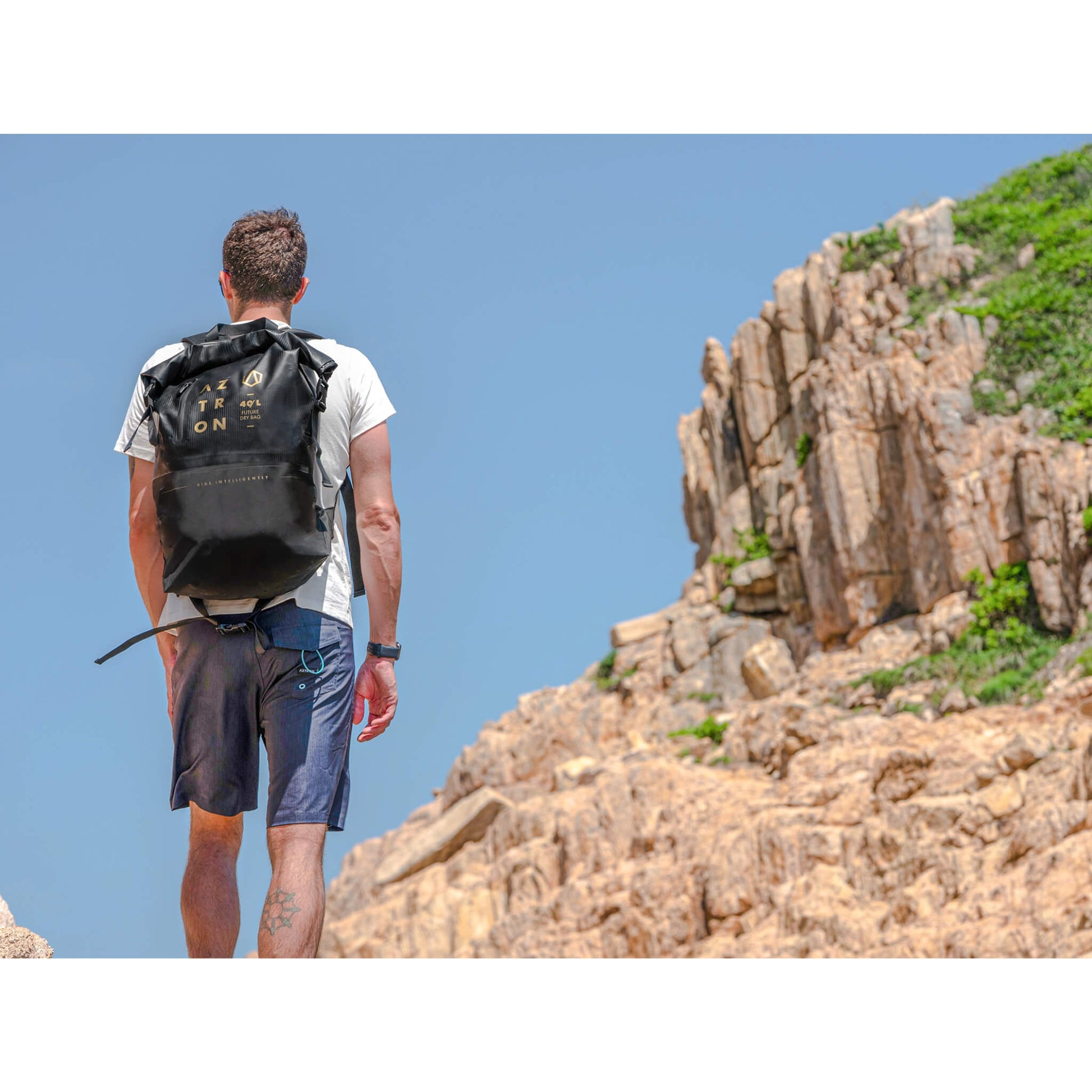 Aztron Future Dry Bag 40l Backpack Rucksack schwarz