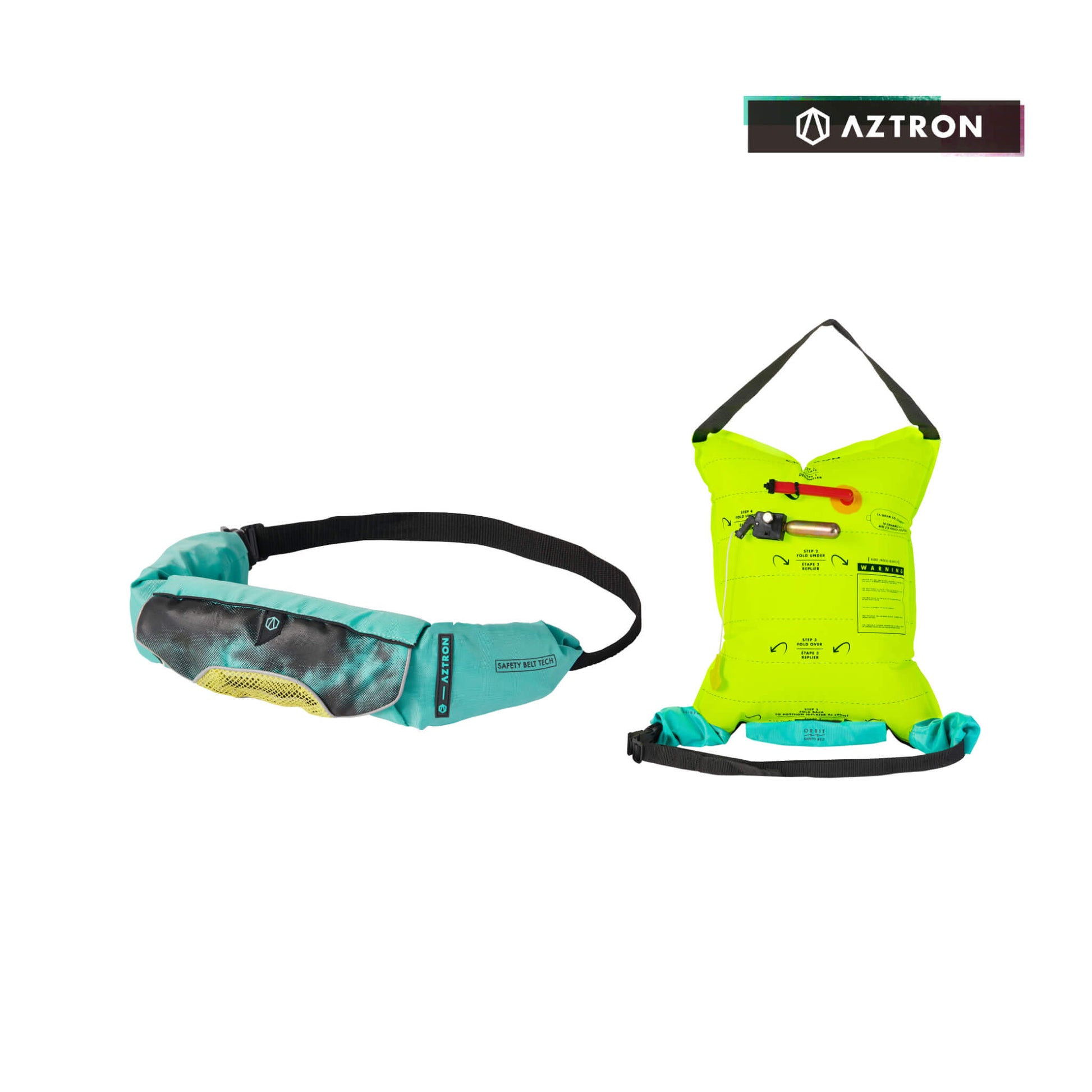 Aztron Orbit Air Safety Belt Schwimmhilfe Rettungsboje incl. Kartusche