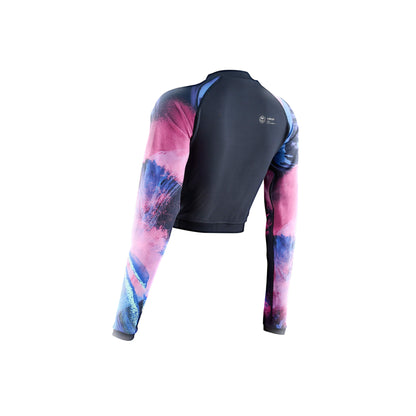 Aztron Papillon LS Rashguard Damen Swimmshirt Funktionsshirt schwarz