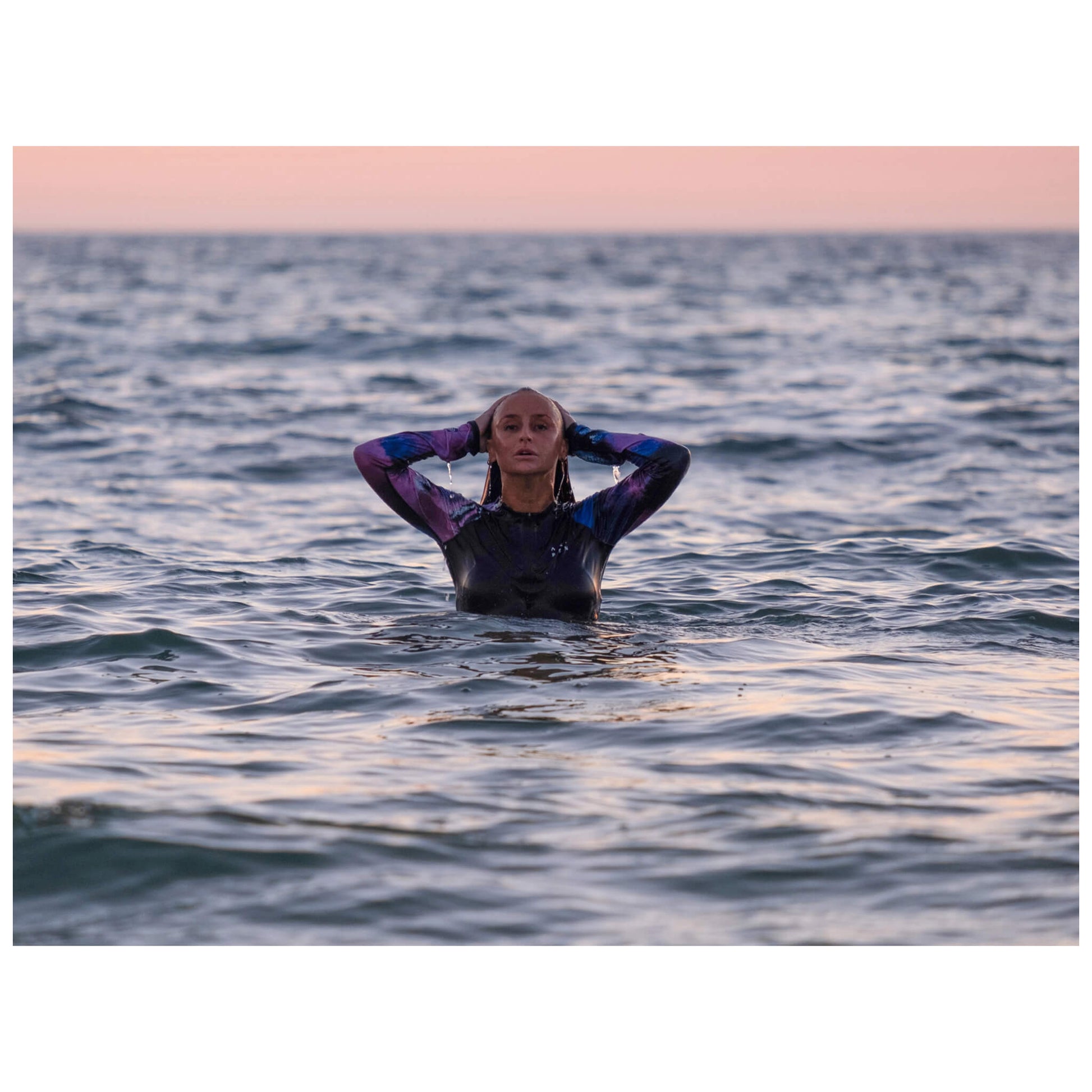 Aztron Papillon LS Rashguard Damen Swimmshirt Funktionsshirt schwarz