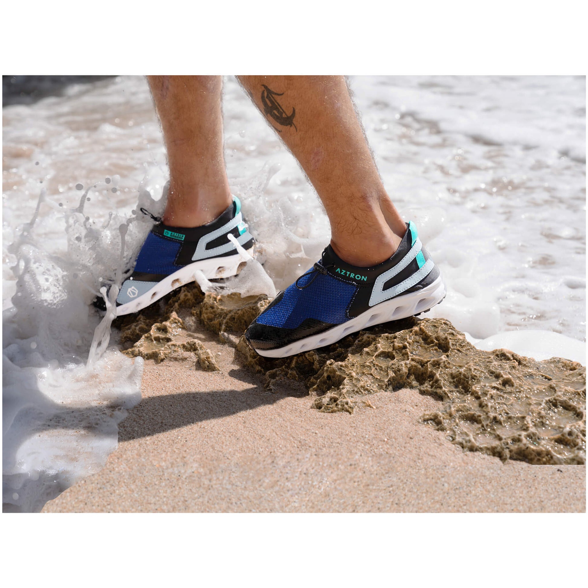 Aztron Radium Slip On Neoprenschuhe schwarz