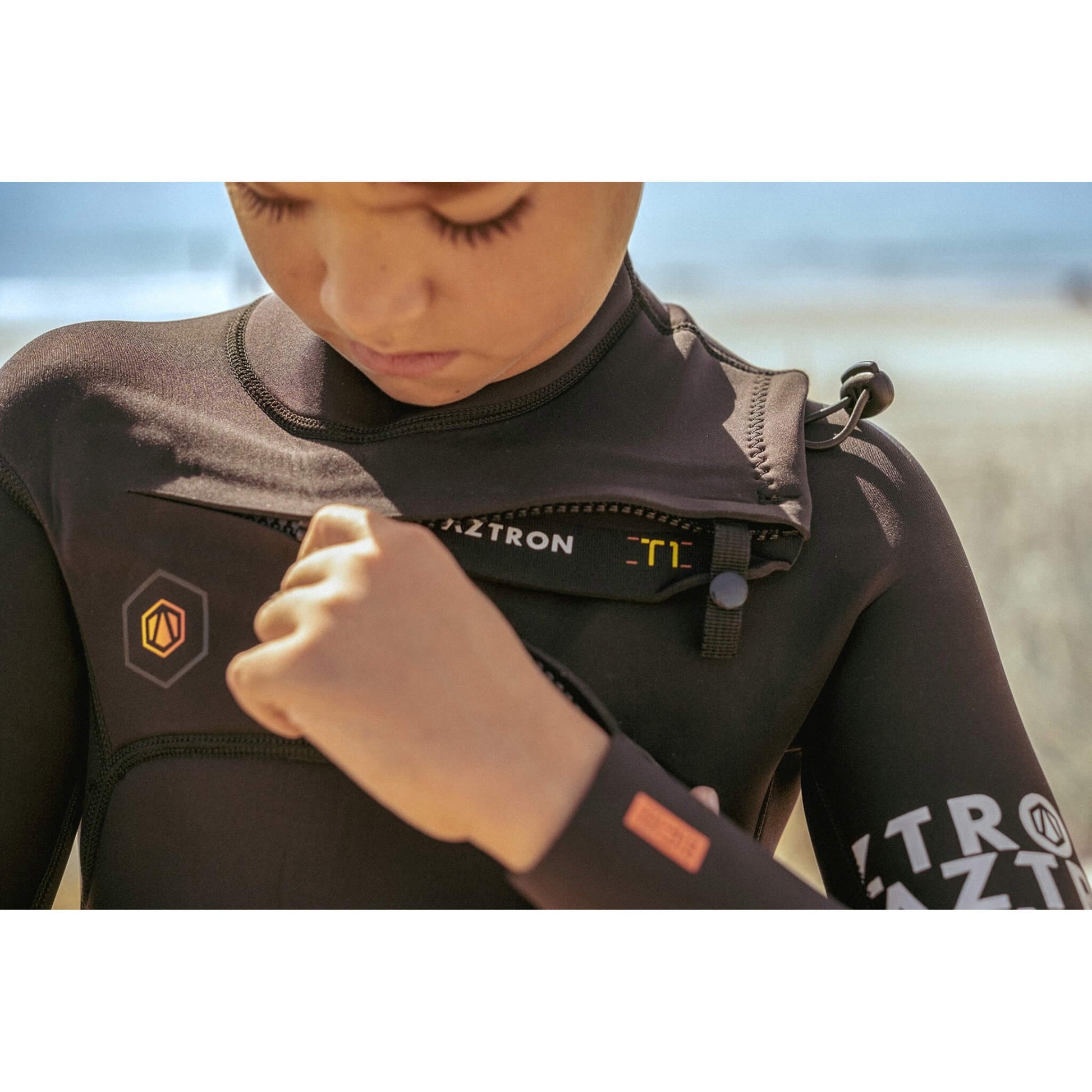 Aztron Tess 3/2 Junior Fullsuit Kinder Neoprenanzug schwarz