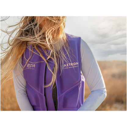 Aztron Vesta Neoprene Safety Vest Damen Schwimmweste mit Aufprallschutz lila