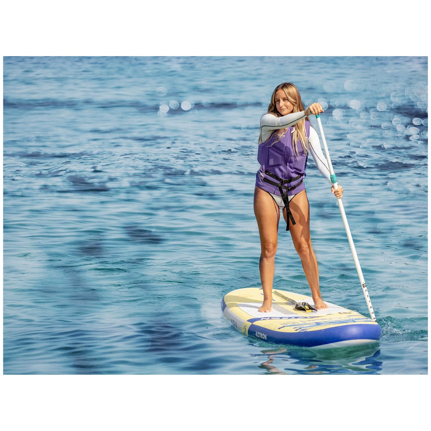 Aztron Vesta Neoprene Safety Vest Damen Schwimmweste mit Aufprallschutz lila