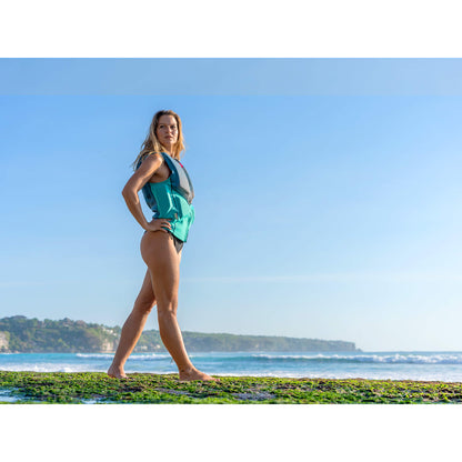 Aztron Vesta Nylon Safety Vest Damen Schwimmweste Größe M grün