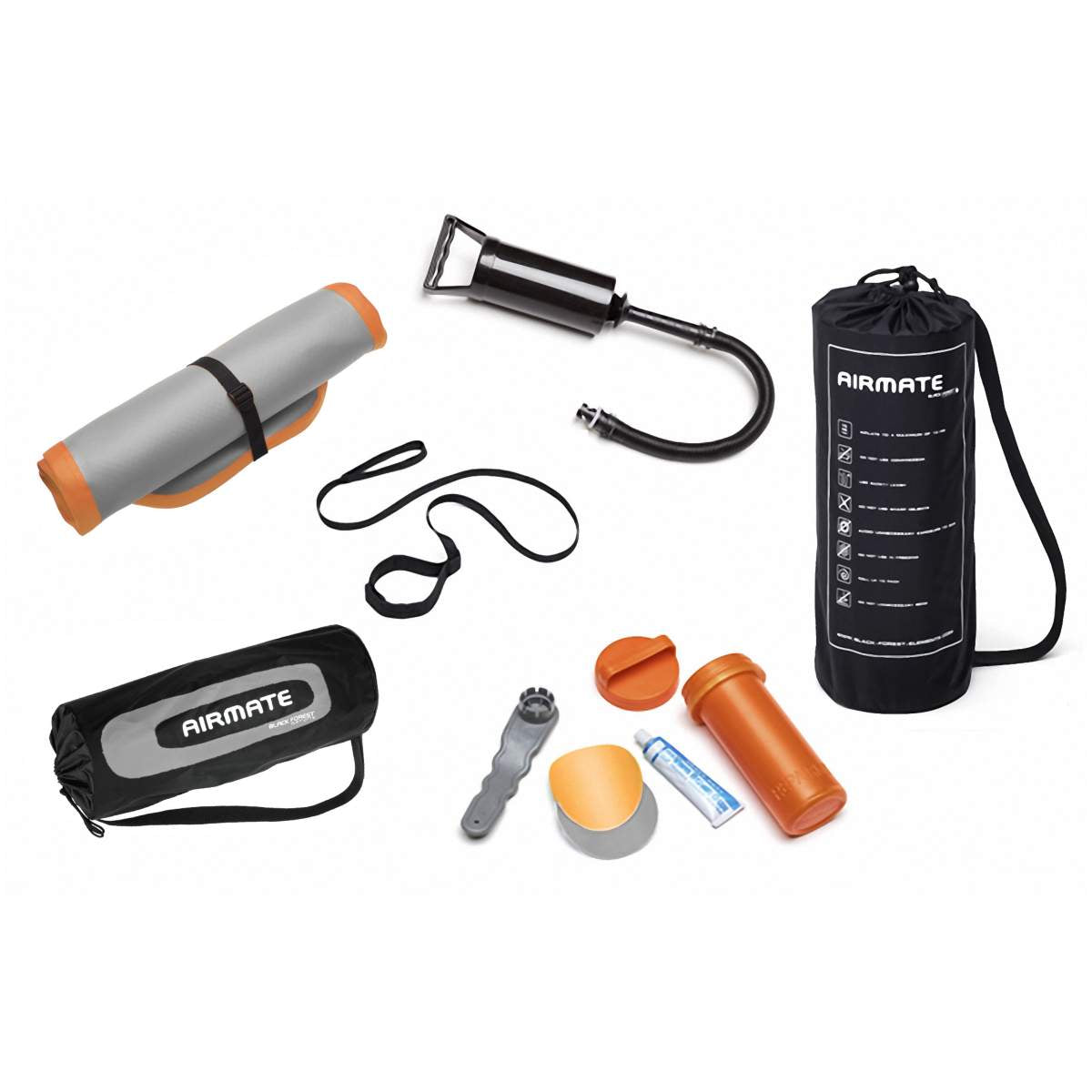 Black Forest Elements Airmate Inflatable Bodyboard Set - XL