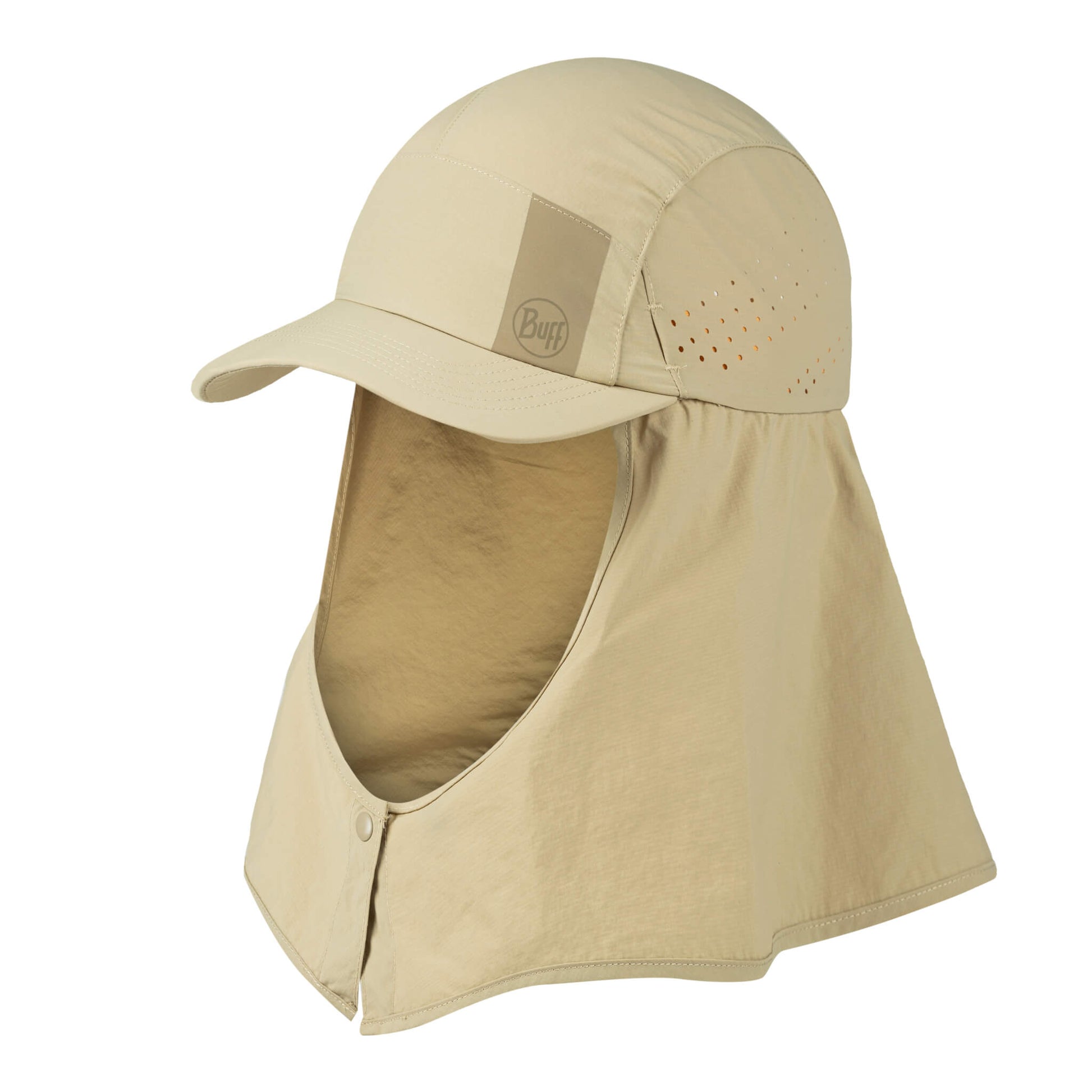 Buff Desert Cap Solid Schildmütze beige