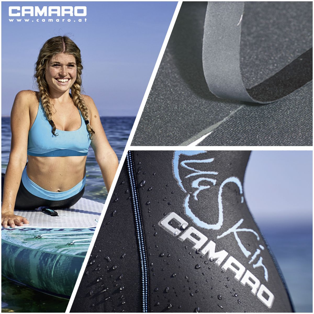 Camaro Aquaskin Thermo Pants Damen Neoprenhose schwarz