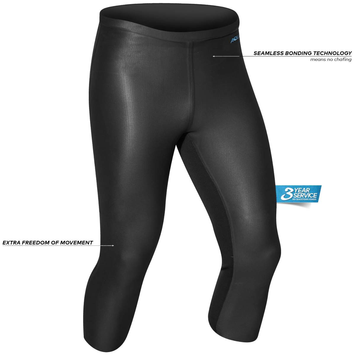 Camaro Aquaskin Thermo Pants Neoprenhose schwarz