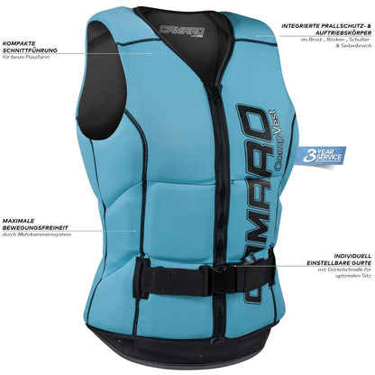 Camaro Comp Vest Damen Schwimmweste schwarz