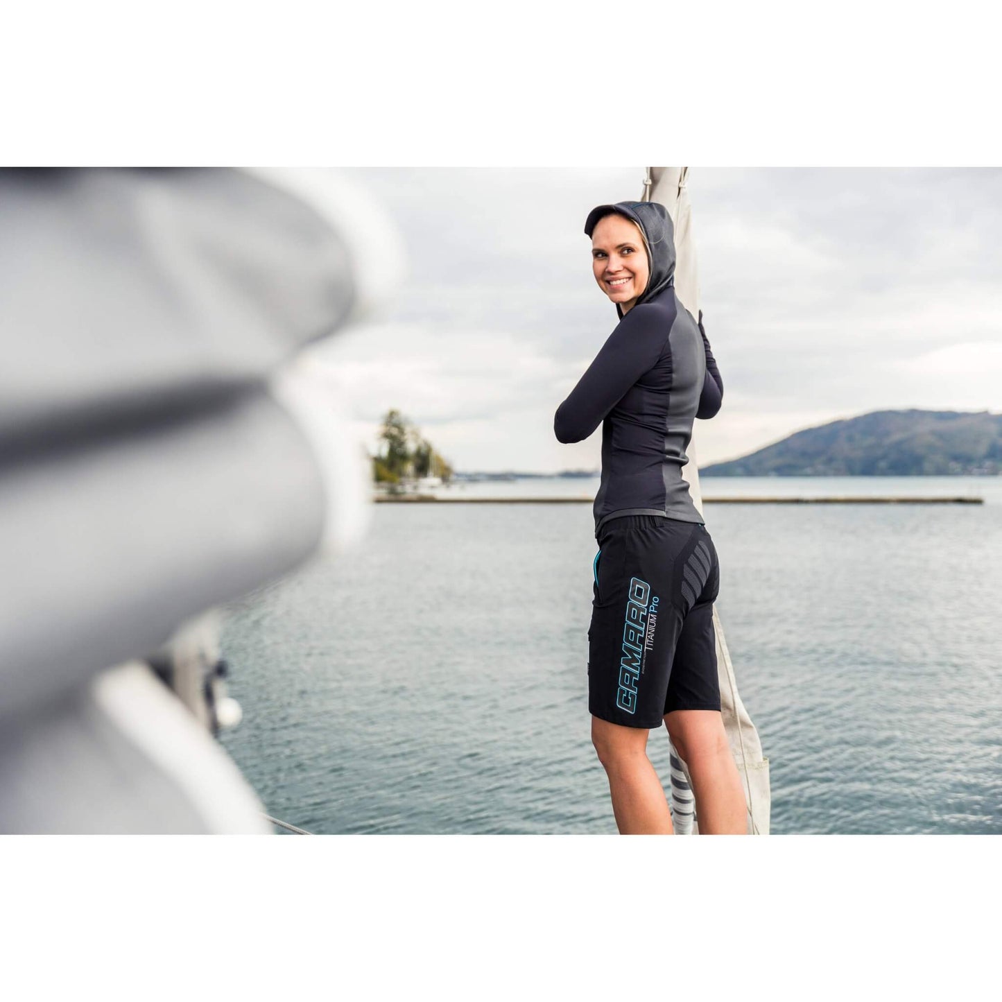 Camaro Evo Pants Damen Boardshorts Neoprenhose schwarz