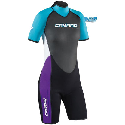 Camaro Revo Shorty Damen Neoprenanzug schwarz