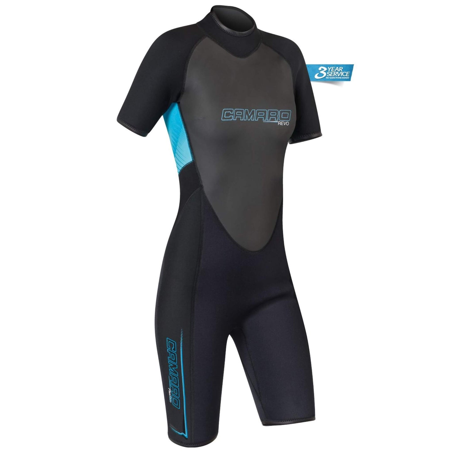 Camaro Revo Shorty Damen Neoprenanzug schwarz blau