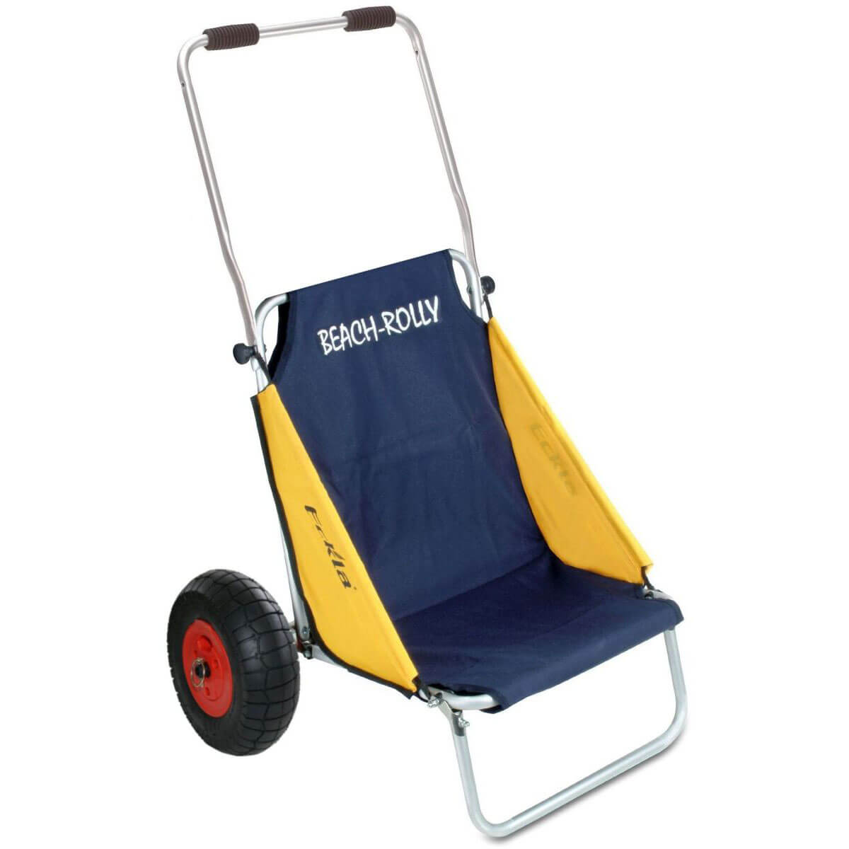 Eckla Beach-Rolly mit Lufträdern blau gelb
