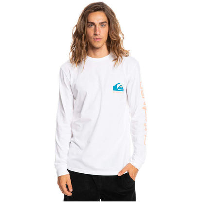 Quiksilver Omni Logo  Langarmshirt weiß
