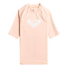 Roxy Whole Hearted SS Kinder Funktionsshirt rosa