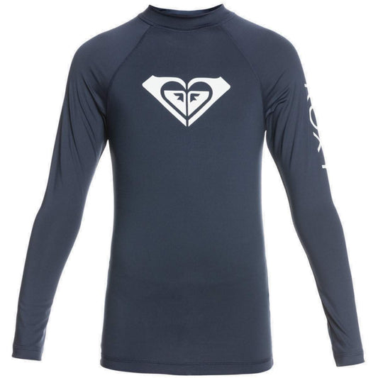 Roxy Whole Hearted LS Kinder Funktionsshirt blau