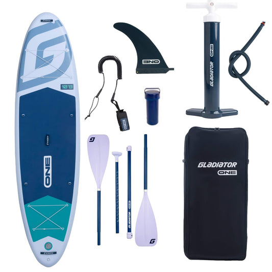 Gladiator One 10'8 x 34 SUP Board Set 2026 weiß