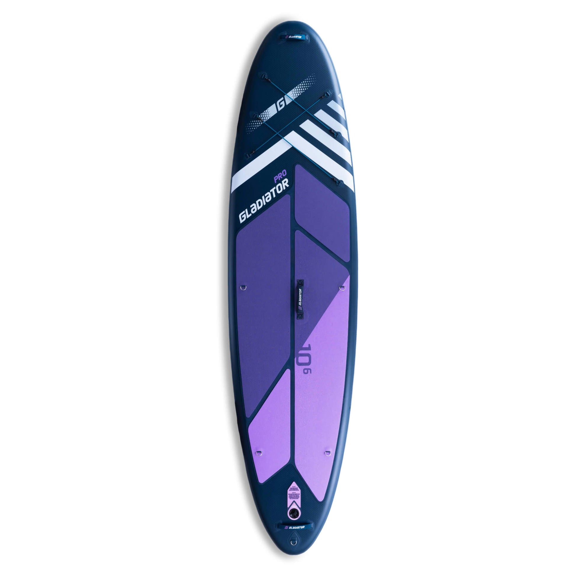 Gladiator Pro 10'6 x 32" Plus SUP Board Set 2025 violett