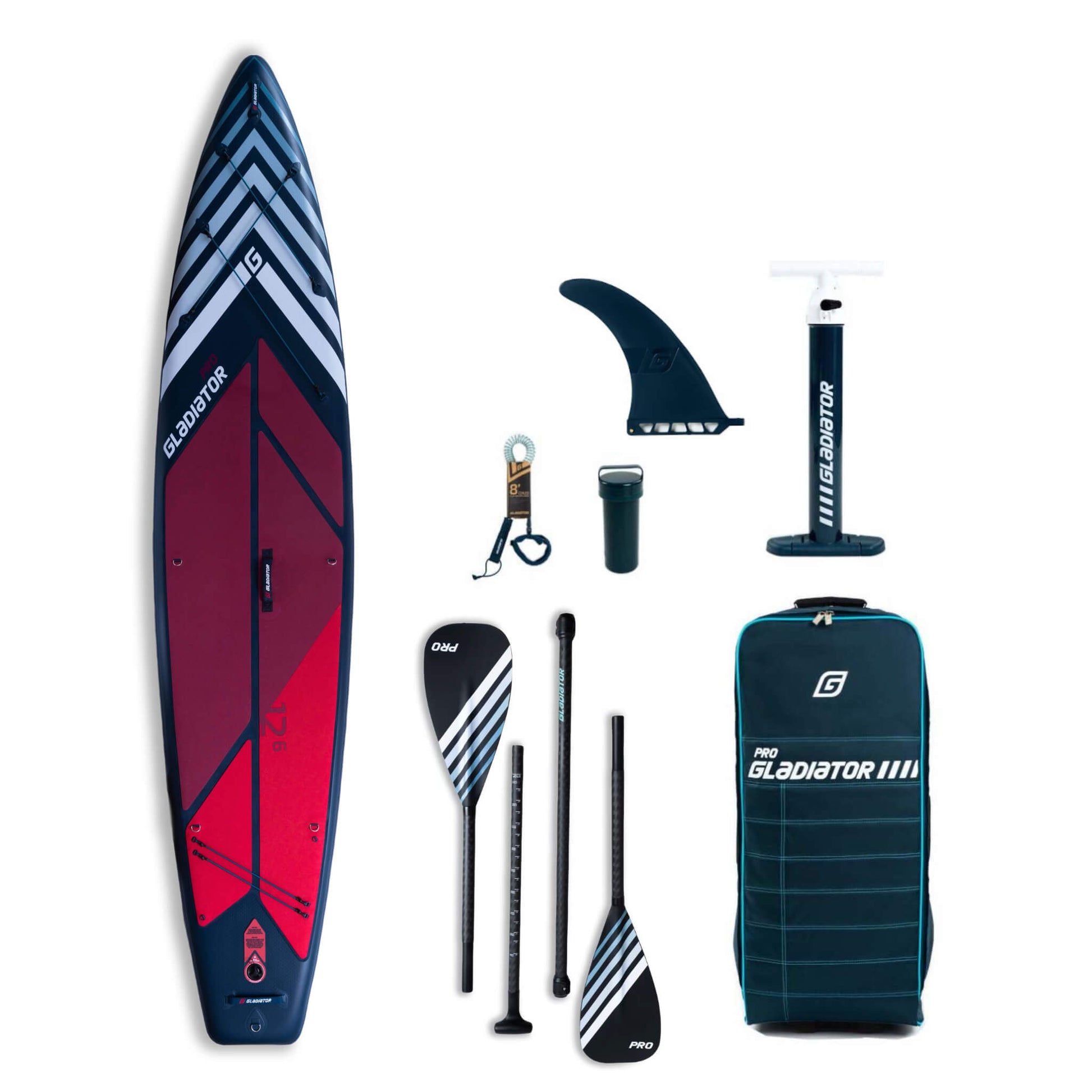 Gladiator Pro 12'6"T x 32" Plus SUP Board Set 2025