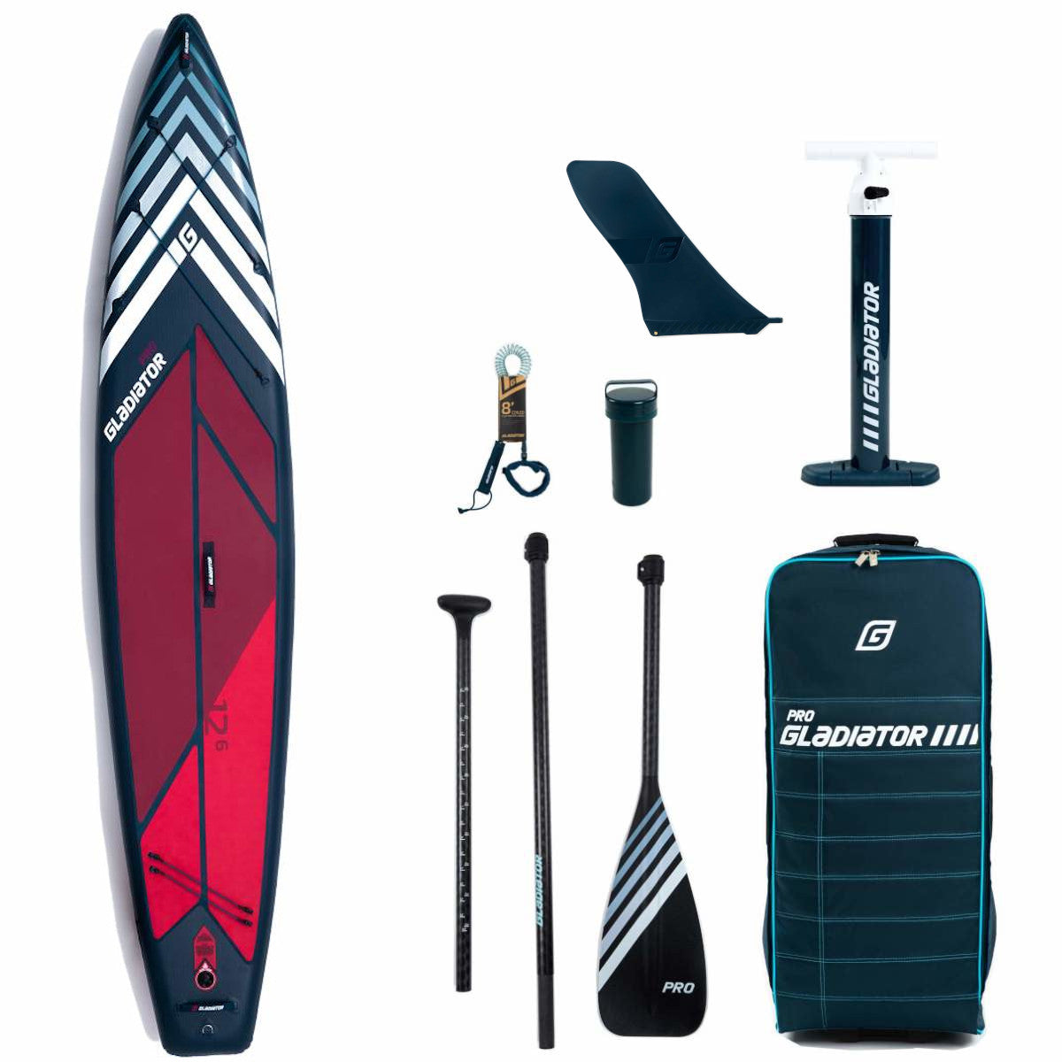 Gladiator Pro 12'6"S x 30" SUP Board Set 2024
