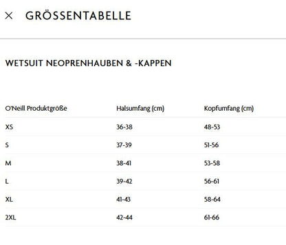 O'Neill Psycho 3mm Hood Neoprenhaube schwarz