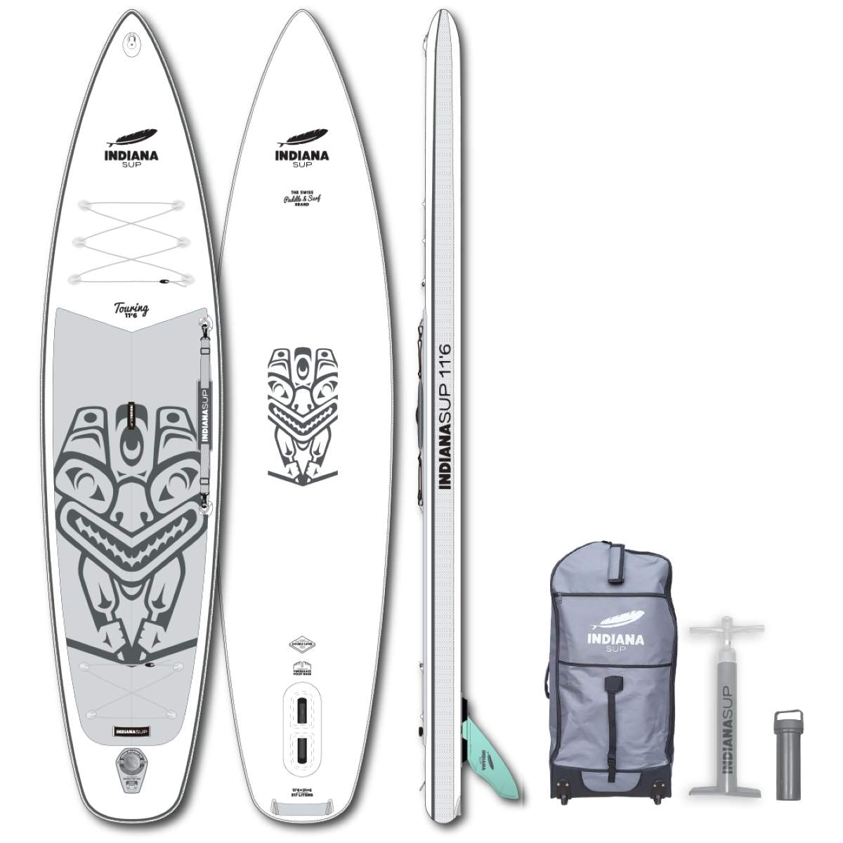Indiana 11'6" Touring Inflatable iSUP Board 2023