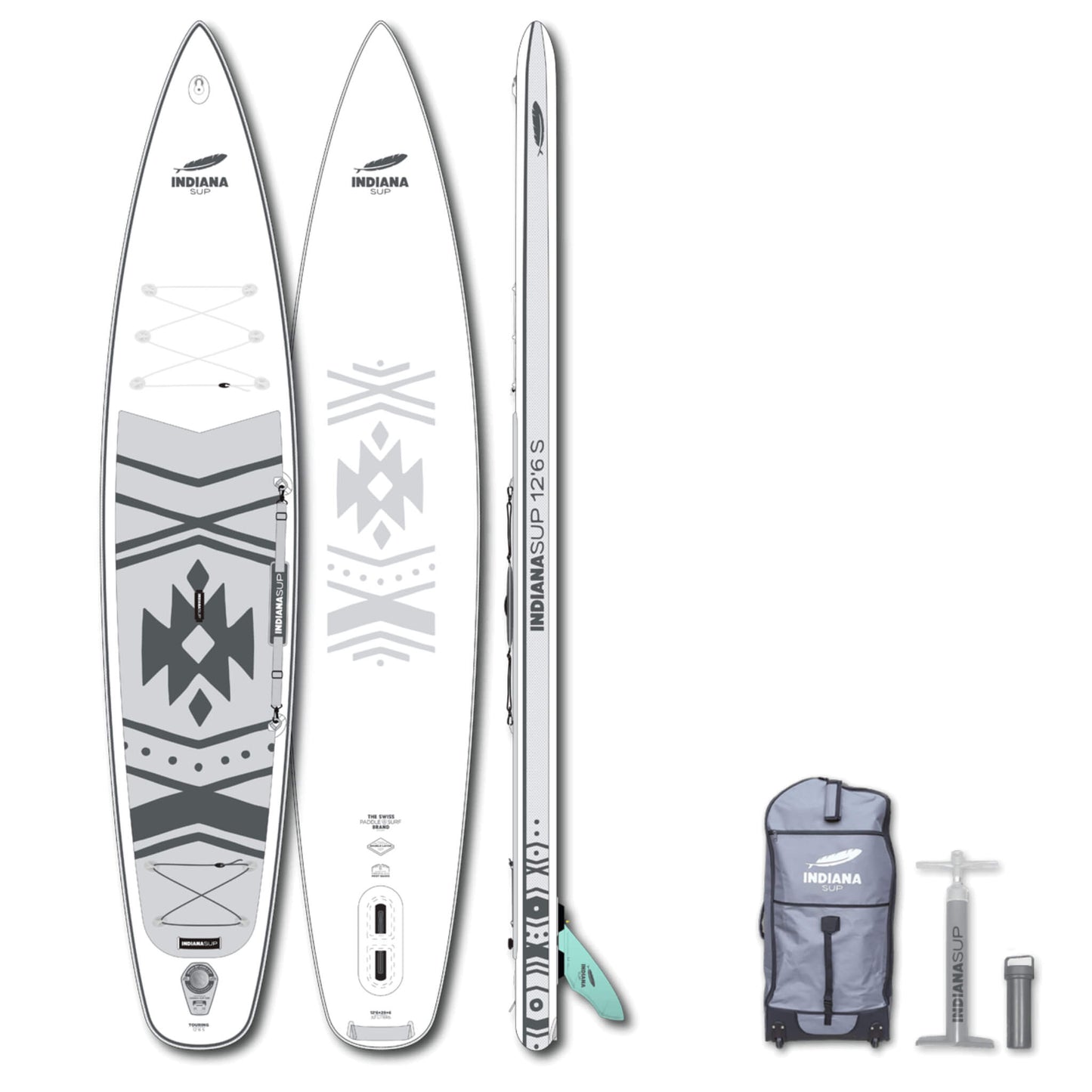 Indiana 12'6 S Touring Inflatable SUP Board 2025