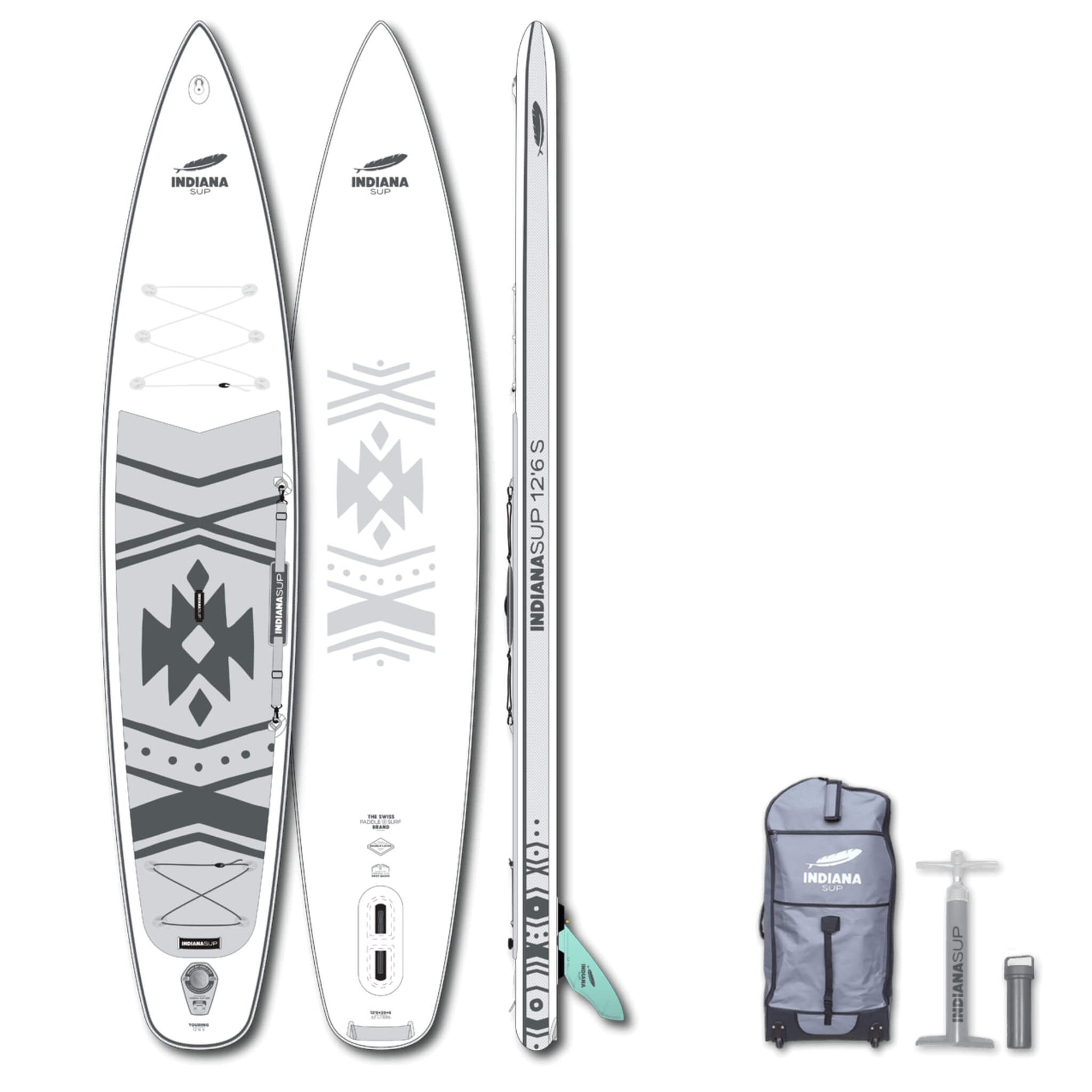 Indiana 12'6 S Touring Inflatable SUP Board 2025