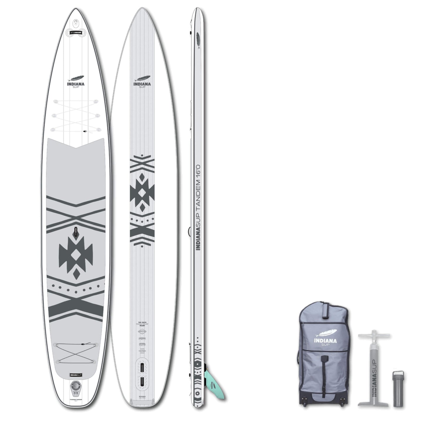 Indiana 16'0" Touring Tandem Inflatable SUP Board 2025
