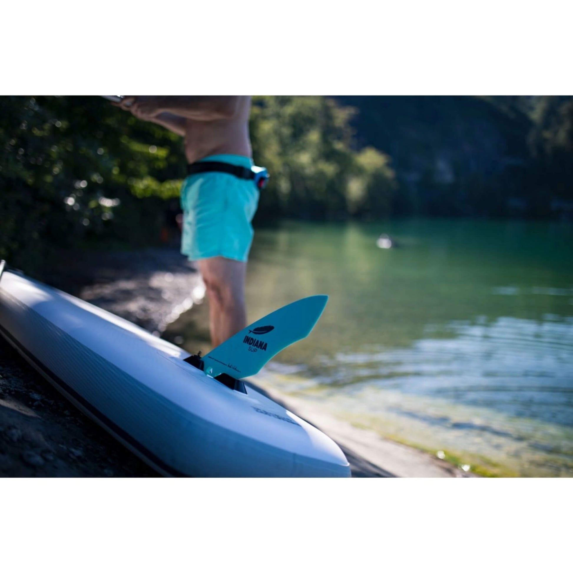 Indiana 7,5" Hyperflow Carbon Race Fin SUP Board Finne schwarz