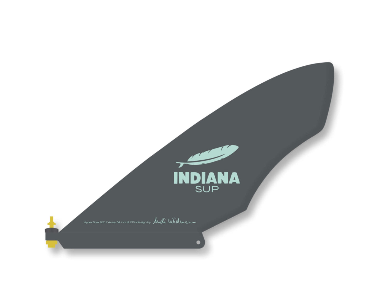 Indiana 8,5" Hyperflow Fin mint SUP Board Finne grau