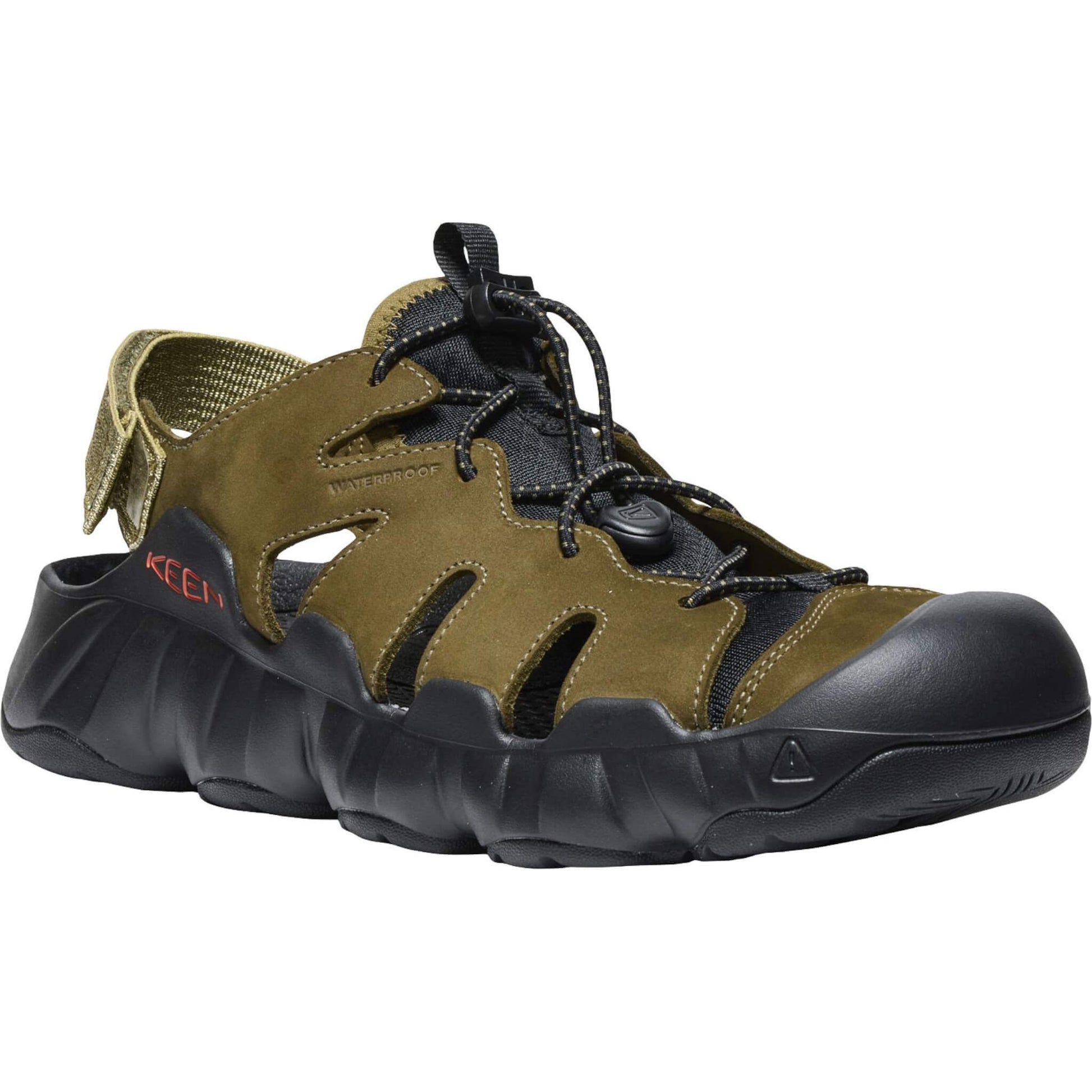Keen Hyperport Fisherman Leder Sandalen grün