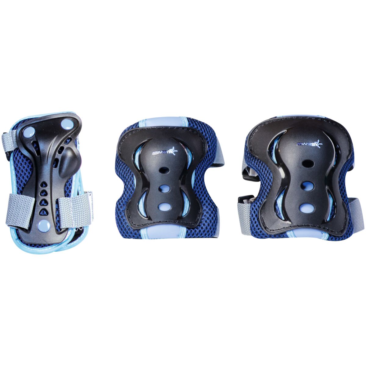 Muuwmi Inline Skates Protektoren Set blau