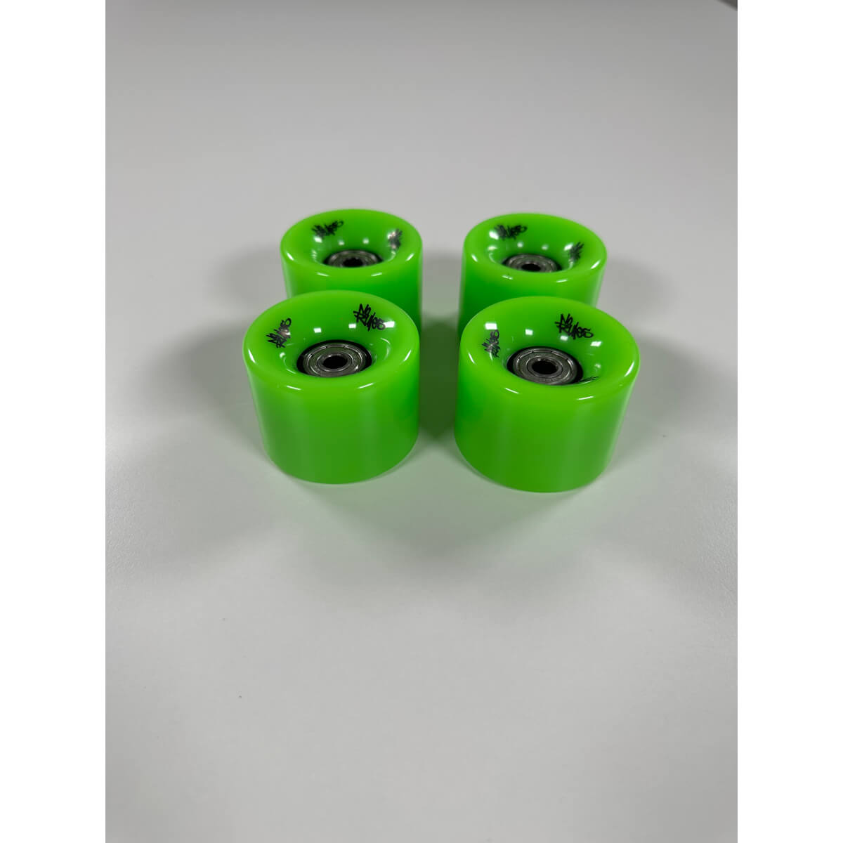 No Rules Universal Skate Board Rollen Set 4 Stück 56mm grün
