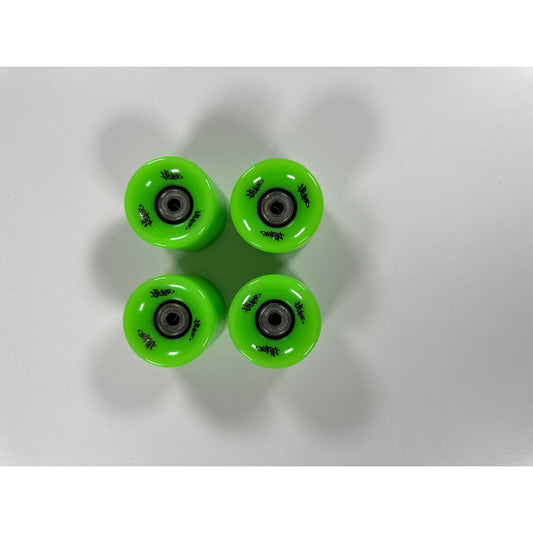No Rules Universal Skate Board Rollen Set 4 Stück 56mm grün